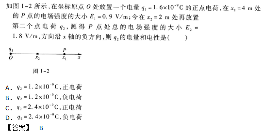 2019年高起點理化綜合考試練習題及答案一